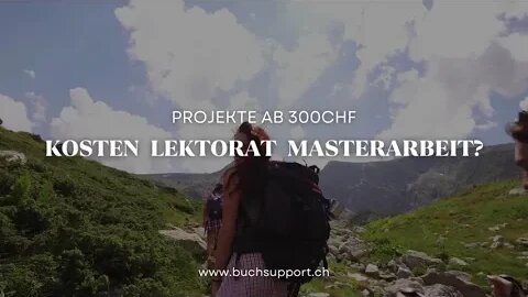 Kosten Lektorat Masterarbeit? Kosten Lektorat Masterarbeit ab 300Chf. www.buchsupport.ch