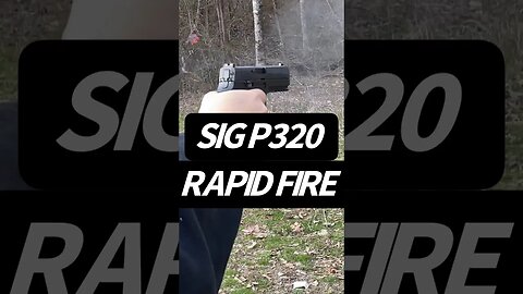 Shooting the SEXIEST Gun? 🔥 Rapid-Fire Sig Sauer P320 EDC Pistol #shooting #pistol #edc