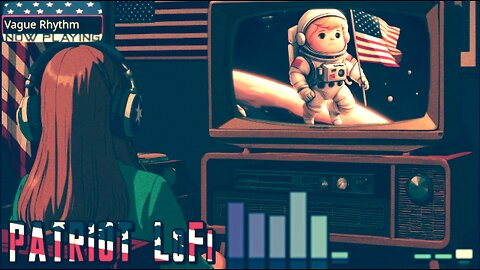🎶 Stars Stripes and Lofi 🇺🇸 - Inspiring Beats for Study and Relaxation