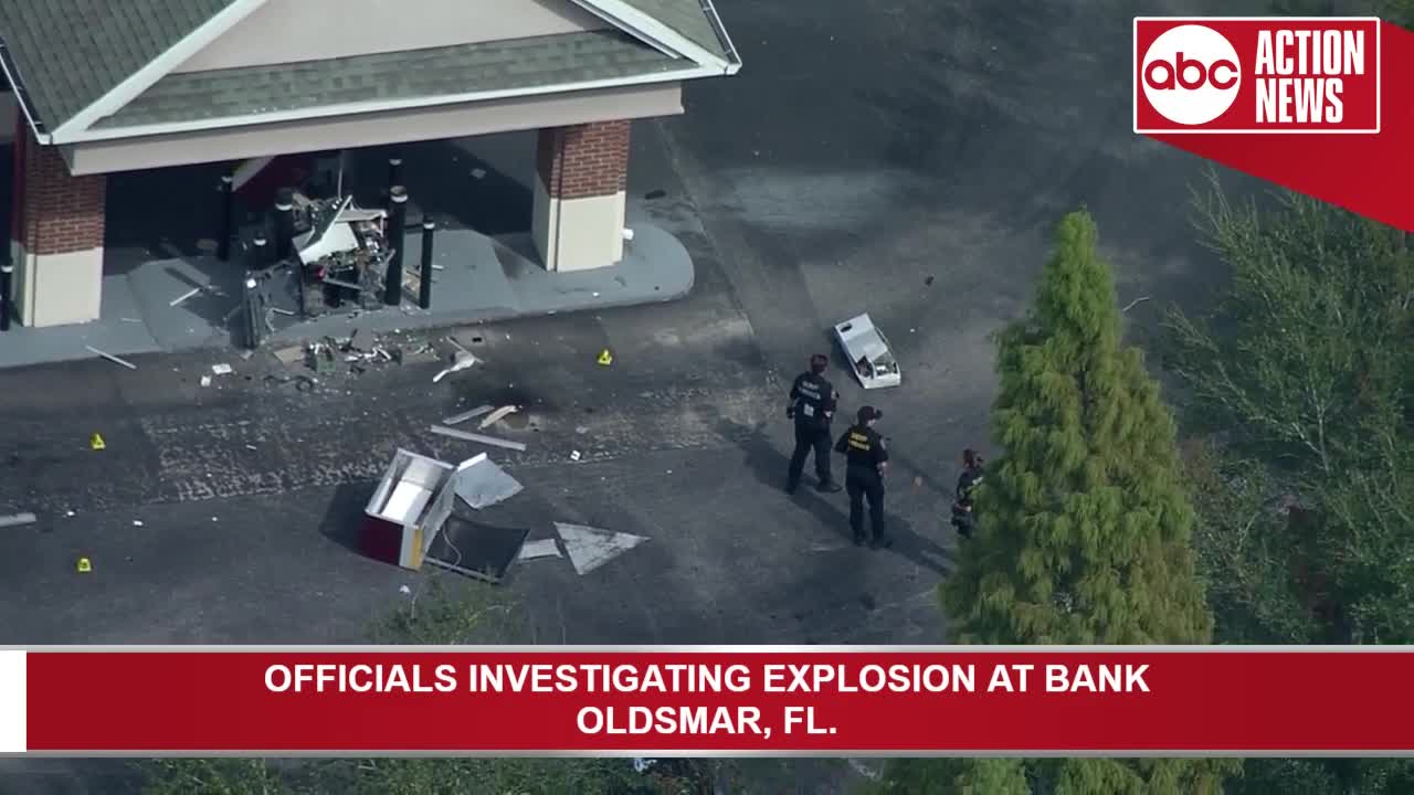 Pinellas deputies investigating explosion to bank ATM in Oldsmar