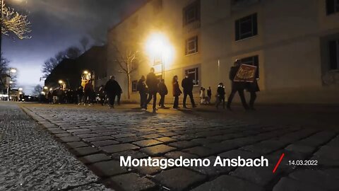 Montagsdemo Ansbach , 14.03.2022