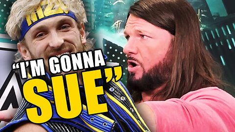Aj Styles SUING Logan Paul? | WWE Wrestlemania 40