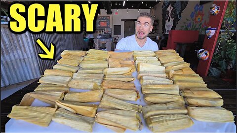 THIS 50 MEXICAN TAMALE CHALLENGE Has To Be Finished In Less Than 30 MINUTES?!