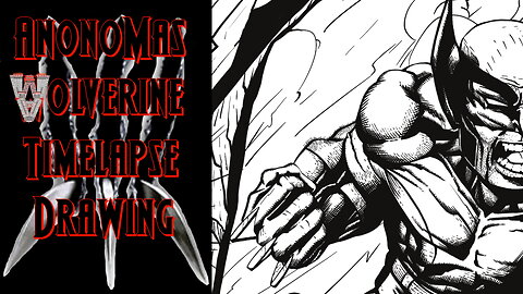 Wolverine Drawing Timelapse