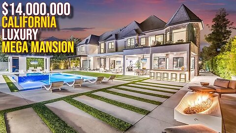 InSide $14,000,000 California Luxury Mega Mansion