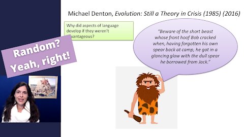 Language Complexity - Part 4: Michael Denton on Language Evolution