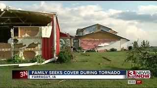 Tornado damage near Farragut