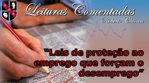 #32 Leituras Comentadas - Um tratado sobre empregos e desempregados