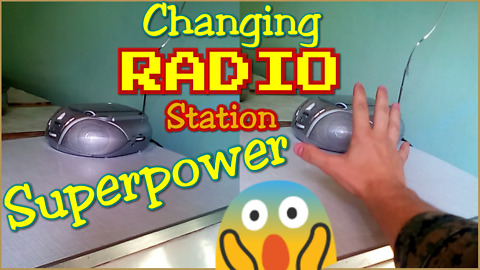 Changing Radio Station Just Waving My Hand Over Radio