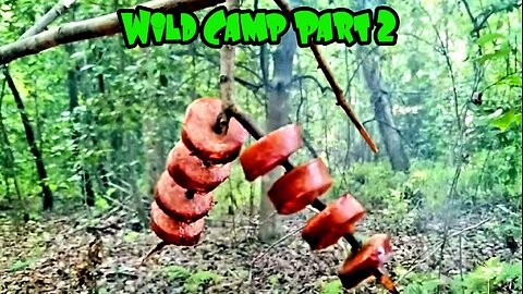 Wild Camp, Overnighter - Bushcraft Shelter (Part2)