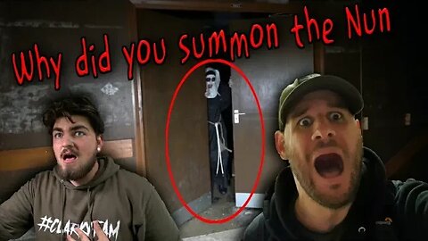 WARNING!! I SUMMON THE NUN ON AN OTHER YOUTUBER LEWIS CLARK SCARY PRANKS GONE WRONG!!!
