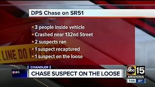 DPS searching for suspect after pursuit ends on SR-51