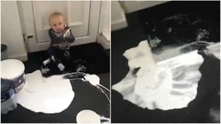 Baby destroys £1000 carpet!