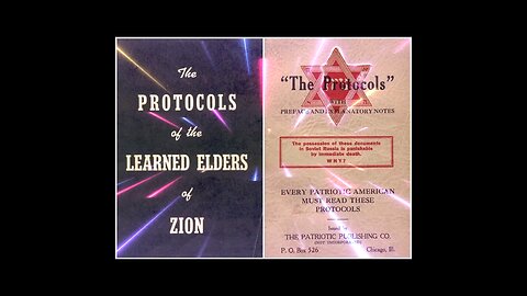 Trail lasting for years The Protocols of the Elders of Zion [ Must Read ]