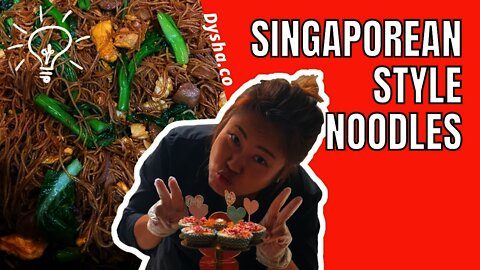 Cooking Singaporean Style Noodles. Cooking Ideas. #shorts