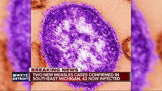 Two new measles cases confirmed in Southeast Michigan, count now at 42