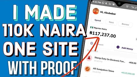 I MADE 110,000 NAIRA WITH ONE SITE | How to Make Money Online in Nigeria 2023 | Learnify Tutorial