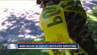 Man killed in deputy-involved shooting in Okeechobee County