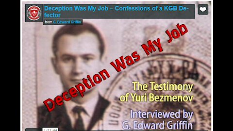 Defector Ruso Yuri Bezmenov españ subs