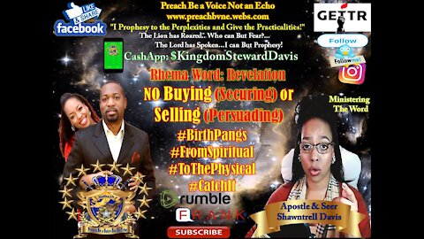 Rhema-Word Revelation NO Buying(Securing) or Selling(Persuading) Spiritual then Physically