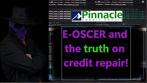 Real Talk Credit Repair: Understanding the Process. E-OSCER ACDV identifying who to trust. #credit