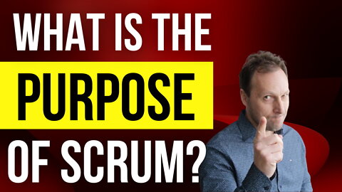 What is the real purpose of Scrum?