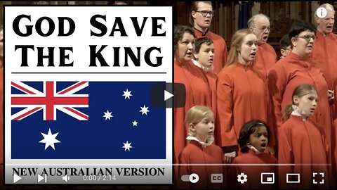 'God Save the King' — New Australian Version of the Royal Anthem for King Charles III