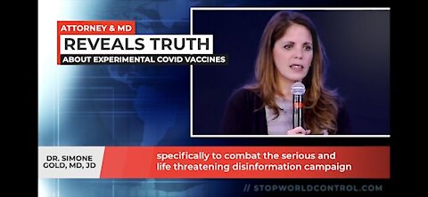 Dr. Simone Gold exposes The Global Jab Genocide