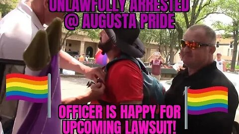 Street Preacher FALSELY ARRESTED @ Augusta PRIDE | Camera 2