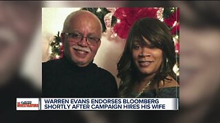 Before scoring Warren Evans' endorsement, Bloomberg campaign hired his wife