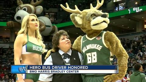Bucks honor Milwaukee County bus driver for saving missing child