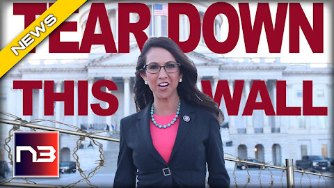 EPIC! Watch This Congresswoman COMPLETELY DESTROY Pelosi's Wall Around the Capitol Building