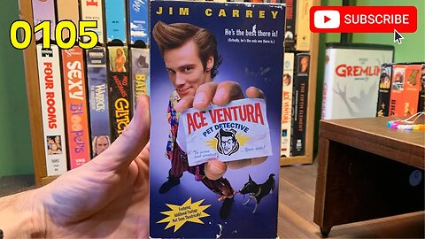 [0105] ACE VENTURA - PET DETECTIVE (1994) VHS [INSPECT] [#aceventura #aceventuraVHS]