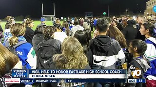 Vigil held to honor Eastlake High coach