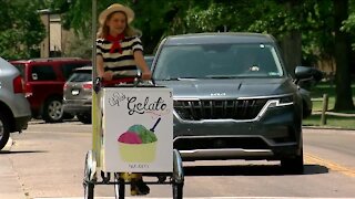 Fort Collins gelato store delivering through gondolas after suffering fire in building