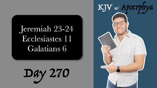 Day 270 - Bible in One Year KJV [2022]