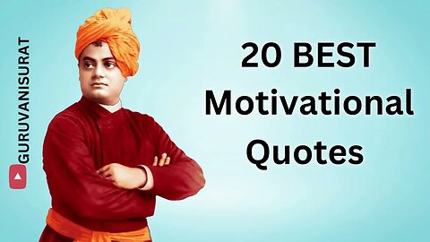 Swami Vivekananda's Best Quotes for Inspiration #motivationalquotes
