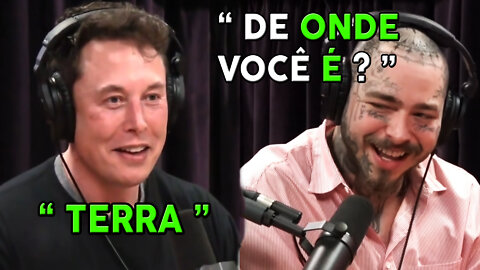 ELON MUSK SE ENCONTRA COM POST MALONE | LEGENDADO