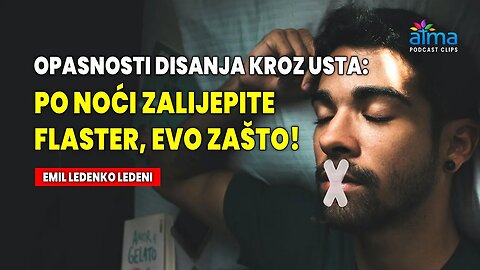 ZAŠTO JE PRIJE SPAVANJA DOBRO ZALIJEPITI FLASTER PREKO USTA?