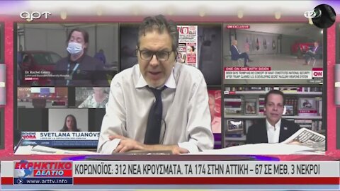 Ο Στέφανος Χίος στο Εκρηκτικό Δελτίο του ΑRΤ 16-09-2020