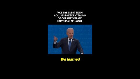 Uncovering Allegations: Joe Biden Accuses Donald Trump