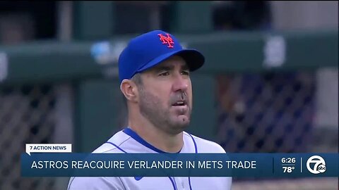 Astros reacquire Justin Verlander in trade with Mets