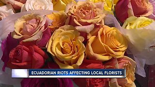 Riots in Ecuador affect local florists