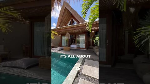 Tropical Flair and Inviting Home in Bingin, Bali! 🌴 #shorts #architecture #bali #interiordesign