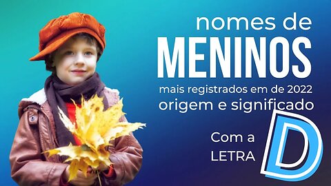 Nomes masculinos com a letra d origem e significado