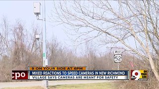 Mixed reactions to speed cameras in New Richmond