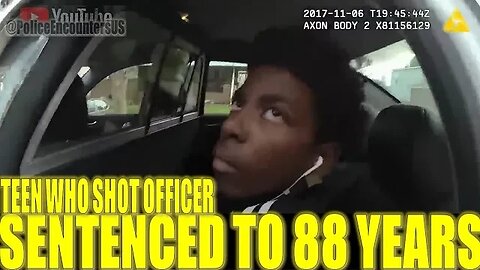 Full Bodycam Footage | Teen Who Shot Officer In 2017 Sentenced In 2023 to 88 Years in Prison