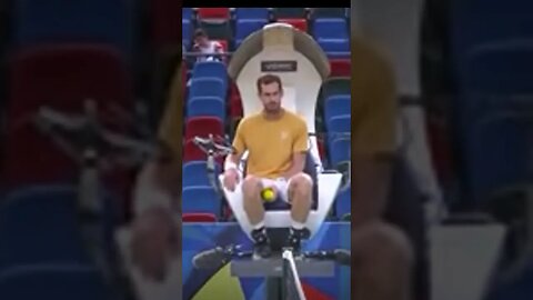Watch Andy Murray’s funny joy ride on the umpire’s chair #shorts #weirdnews #bizarrenews