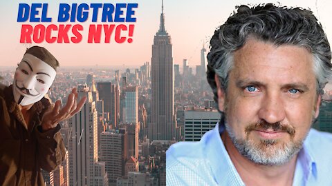 DEL BIGTREE OF THE HIGHWIRE GIVES HISTORIC SPEECH IN NEW YORK CITY!