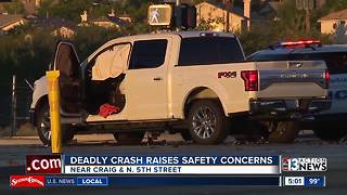 Police investigate fatal crash in North Las Vegas